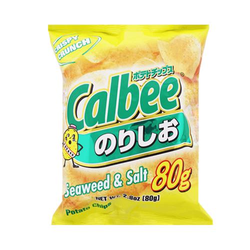 日本calbee卡乐b 海盐味薯片 80g