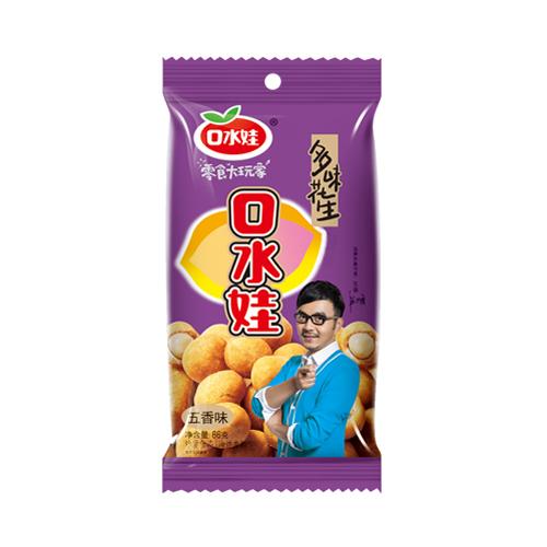 口水娃 美味大玩家 多味花生 五香味 86g