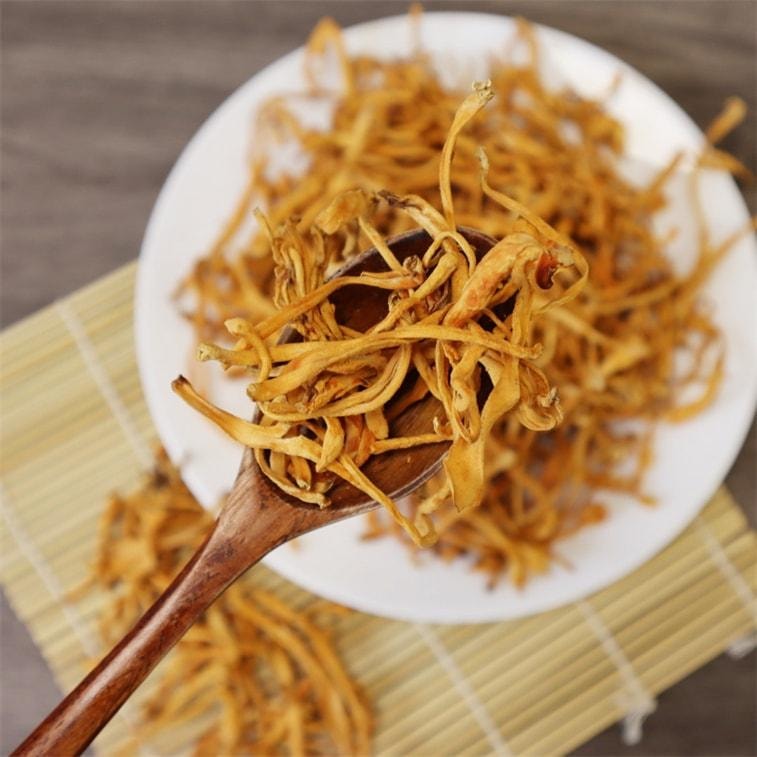 美國 美國九龍堂 頂級煲湯聖品蟲草花/金蟲草4oz 煲湯菌菇提鮮 2