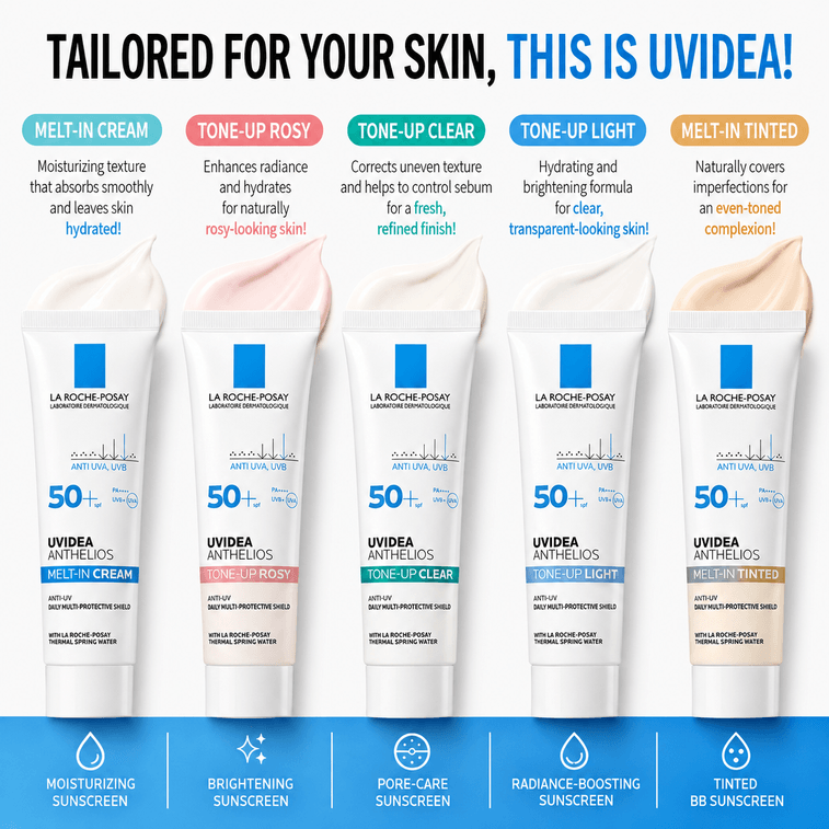 UVIDEA Anthelios Melt-in Tinted Sunscreen 1.01 fl oz (30ml) 1