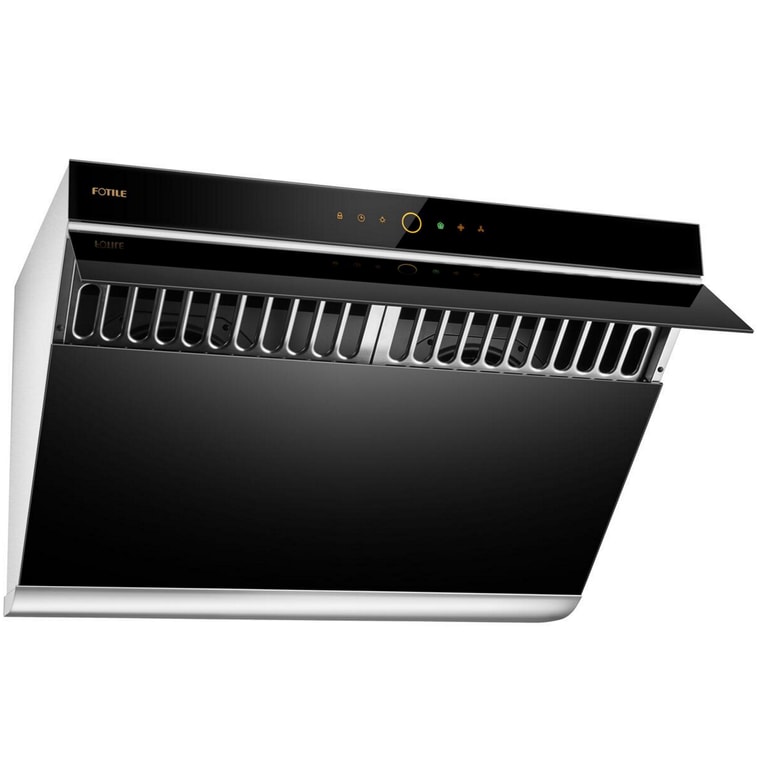 Slant Vent Series JQG7505 30" 1000 CFM Under Cabinet or Wall Mount Range Hood with 2 LED lights and Touchscreen 4