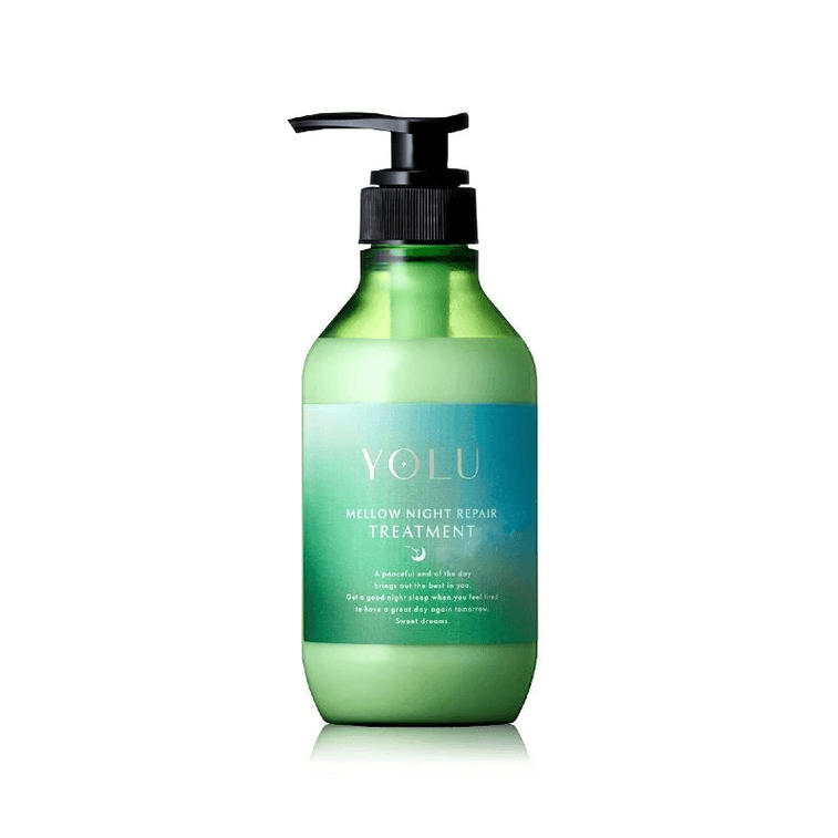 【Expédition directe du Japon】 Japon YOLU Soin réparateur pour cheveux doux Nuit d'été Parfum raisin muscat & thé à la menthe 【Après-shampoing】 400ml 0
