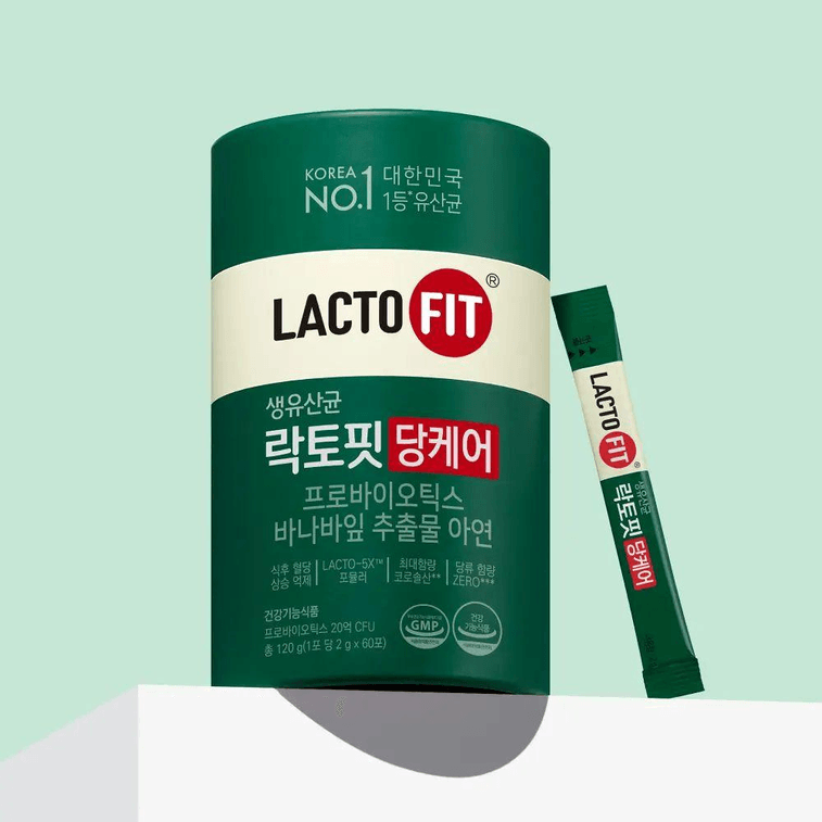 【한국 직배송】 한국 LACTO-FIT 혈당 조절 유산균 2B CFU 60개입 4