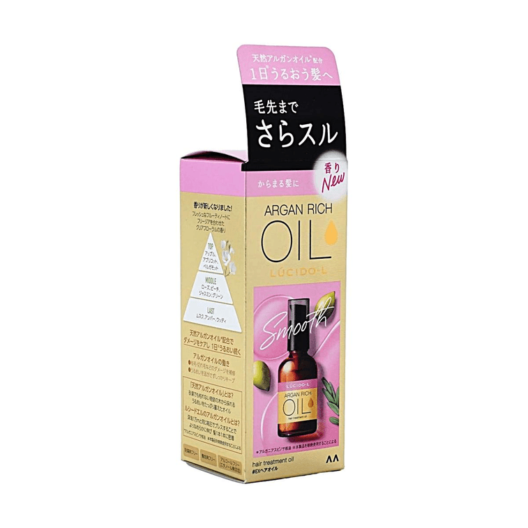 Huile de soin capillaire MANDOM LUCIDO-L Argan Rich Oil, 2 fl oz 4