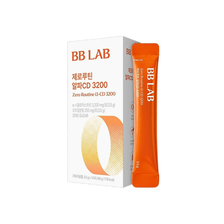 Zero Routine α-CD3200 Zero Burden Cyclodextrin Nutritional Powder 0 Sugar Dietary Portable Sticks 3.5g×14 Sticks 0