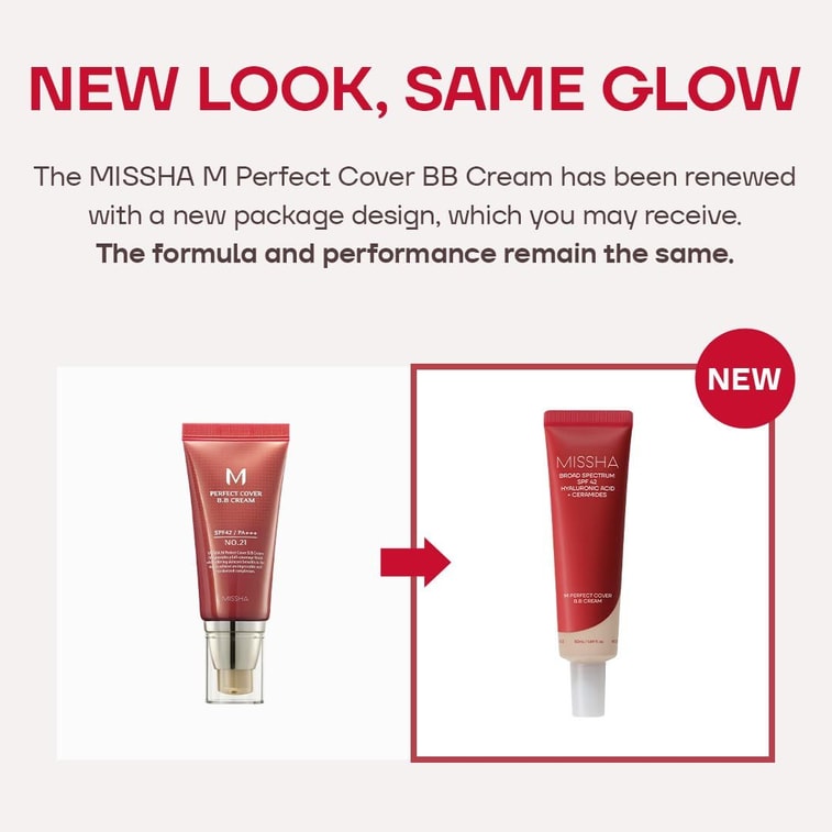 M Perfect Coverage BB Cream #23 Natural Tone SPF42 PA+++ 50ml Foundation 6