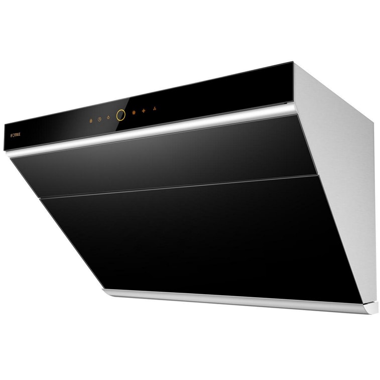 Slant Vent Series JQG7505 30" 1000 CFM Under Cabinet or Wall Mount Range Hood with 2 LED lights and Touchscreen 3