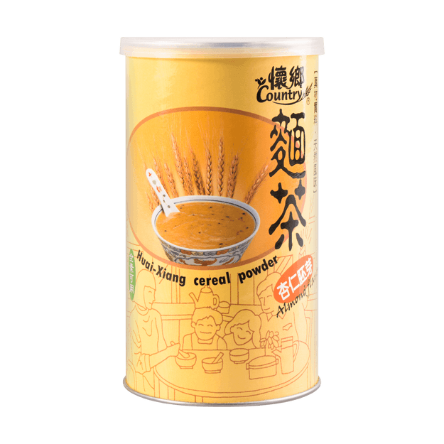 商品详情 - 台湾怀乡  杏仁胚芽面茶 全素 550g - image  0