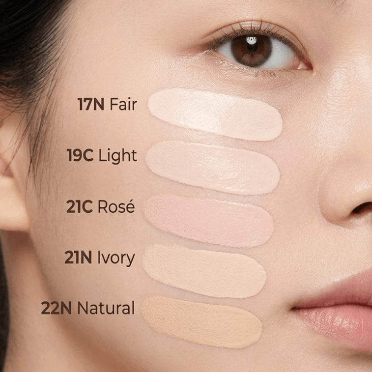 Ultimate White Cushion Air Set, Original + Refill, #22N Natural 0.49 oz 2