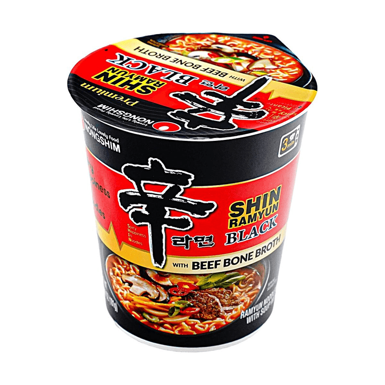 Premium Shin Black Ramyun - Ramen With Beef Broth - Instant Noodles, 3.56 oz 5