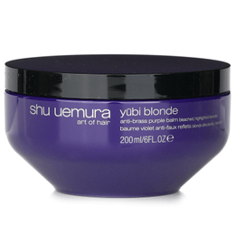 Shu Uemura Yubi Blonde Anti Brass Purple Balm Hair Mask Bleached