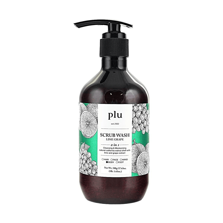 라임 포도향 스크럽 바디워시, 부드러운 각질 제거, 510ml (17.6oz) 1