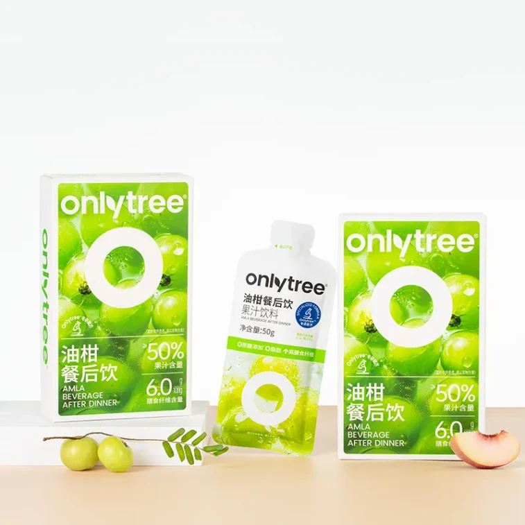 【Expédition directe depuis Hong Kong】 onlytree Boisson Postprandiale Fruit et Légume Amla 250g/boîte Contrôle Huile Sucre Glucides 4
