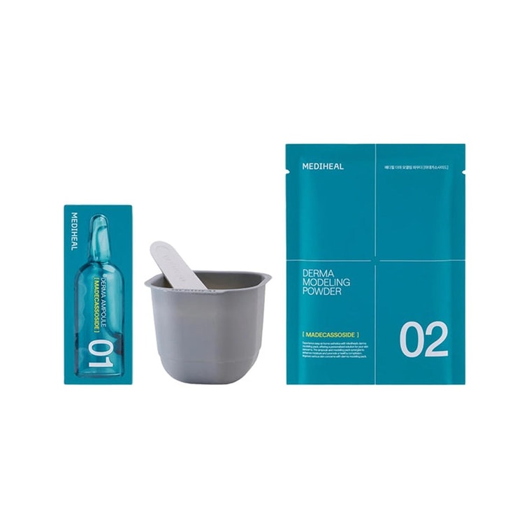 더마 모델링 팩, 앰플 + 파우더 마스크, 1개 #마데카소사이드 블레미쉬 6