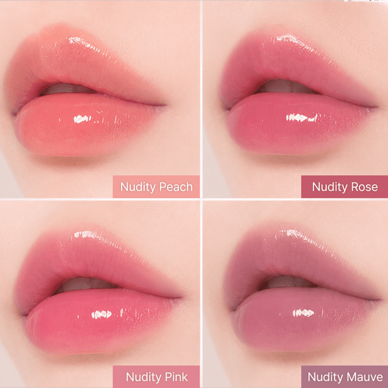 【Expédition directe de Corée】 Alternative stereo Série Rose Peau Nue Rouge à Lèvres Brillant Caramel 8ml #11 Nudity Peach 1