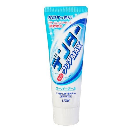 LION CLEAR MAX Whitening Toothpaste Super Cool Flavor 140g