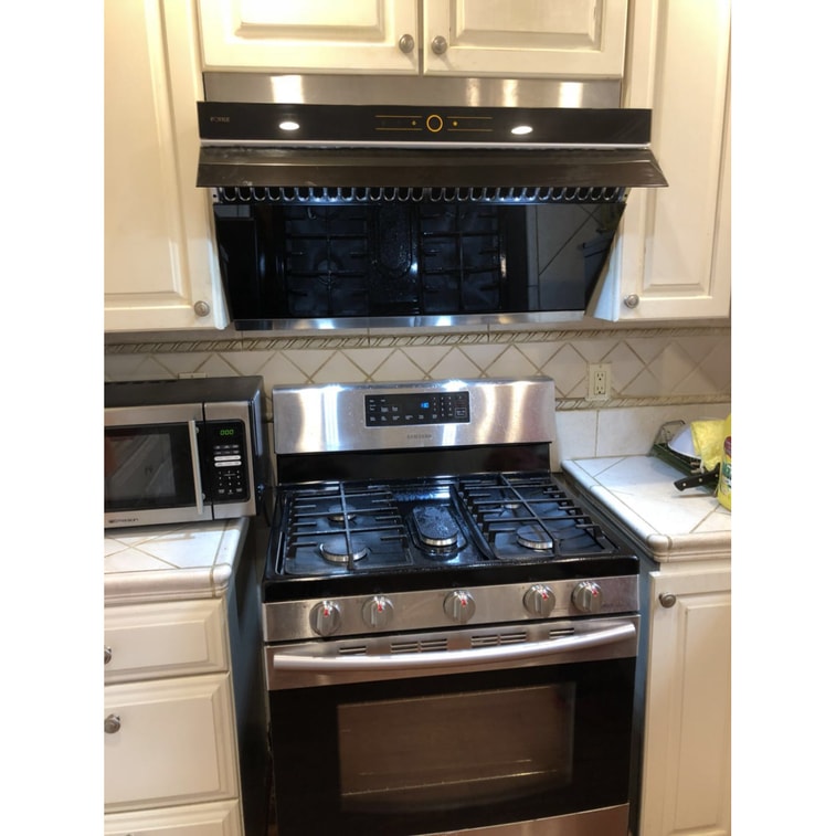 JQG9001 Slant Vent Series 36" 850 CFM Side Draft Air Extraction Under Cabinet or Wall Mount Range Hood 4