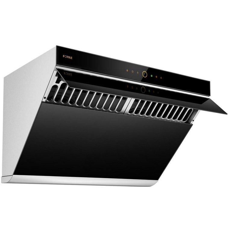 Slant Vent Series JQG7505 30" 1000 CFM Under Cabinet or Wall Mount Range Hood with 2 LED lights and Touchscreen 6