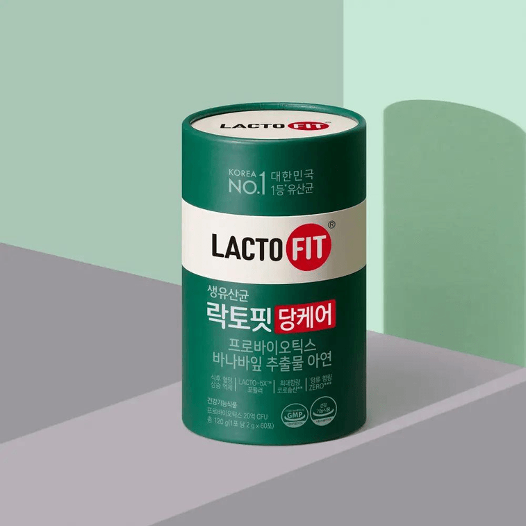【한국 직배송】 한국 LACTO-FIT 혈당 조절 유산균 2B CFU 60개입 3