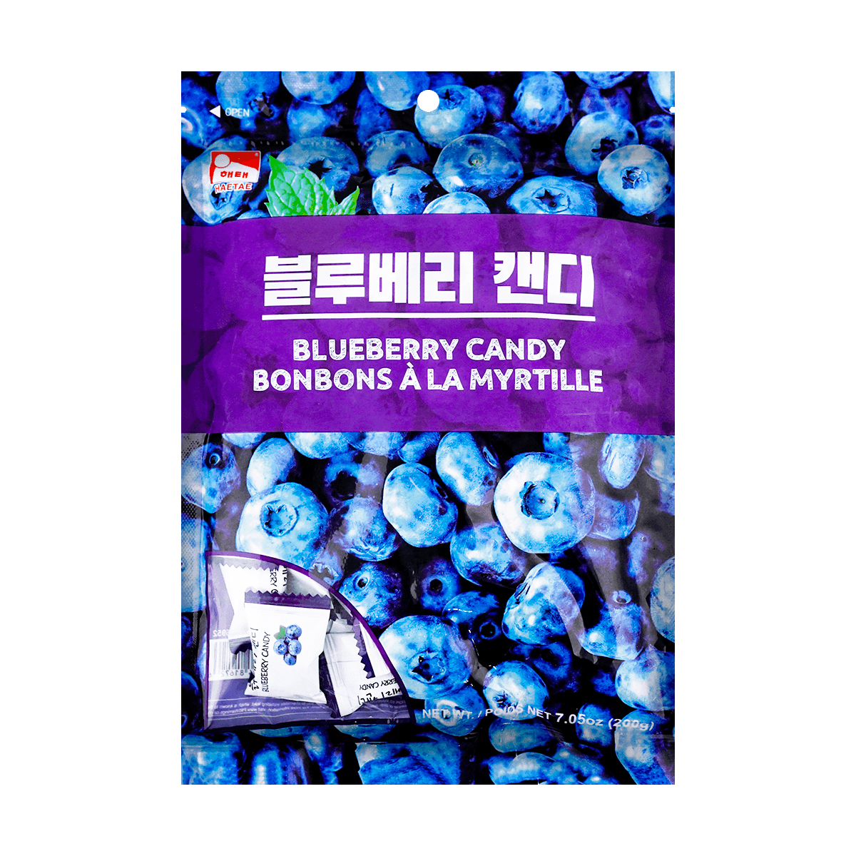 韩国haitai海太蓝莓糖200g怎么样