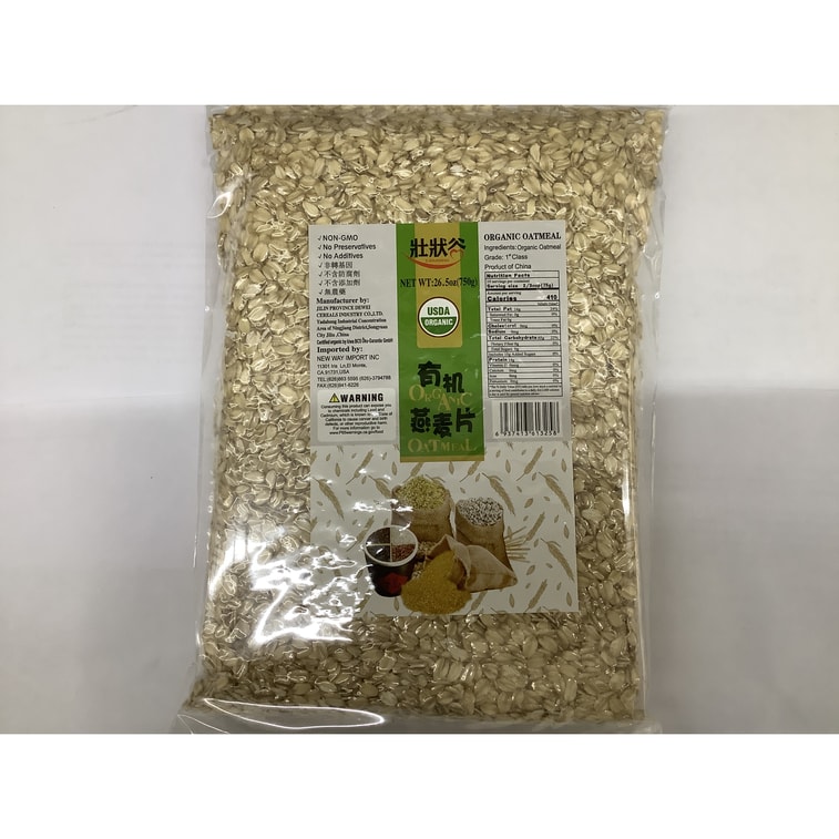 壮状谷有机燕麦片750克 0