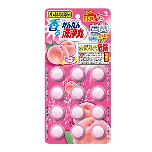 KOBAYASHI Easy Cleaning #Peach 12tablets