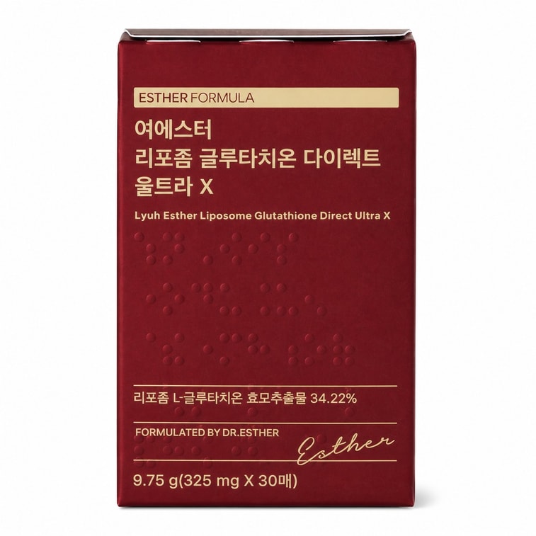 【Corée directe】 Formule ESTHER Liposomal Glutathione Direct Ultra X 30 comprimés 0