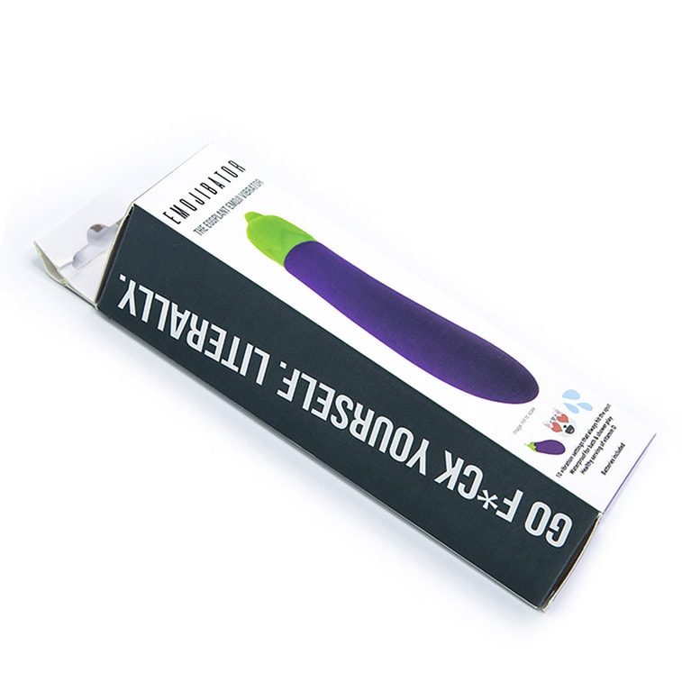 美国 EMOJIBATOR 茄子表情震动器 #紫色 3