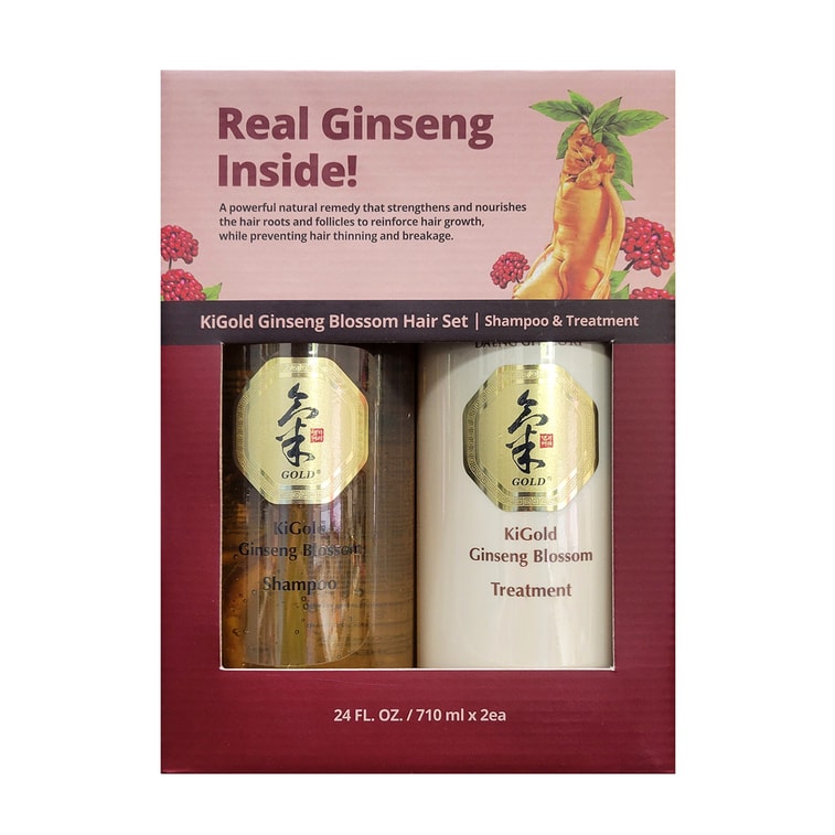Ginseng Blossom Shampoo & Treatment Hair Set 1420ml (48 fl Oz) 0