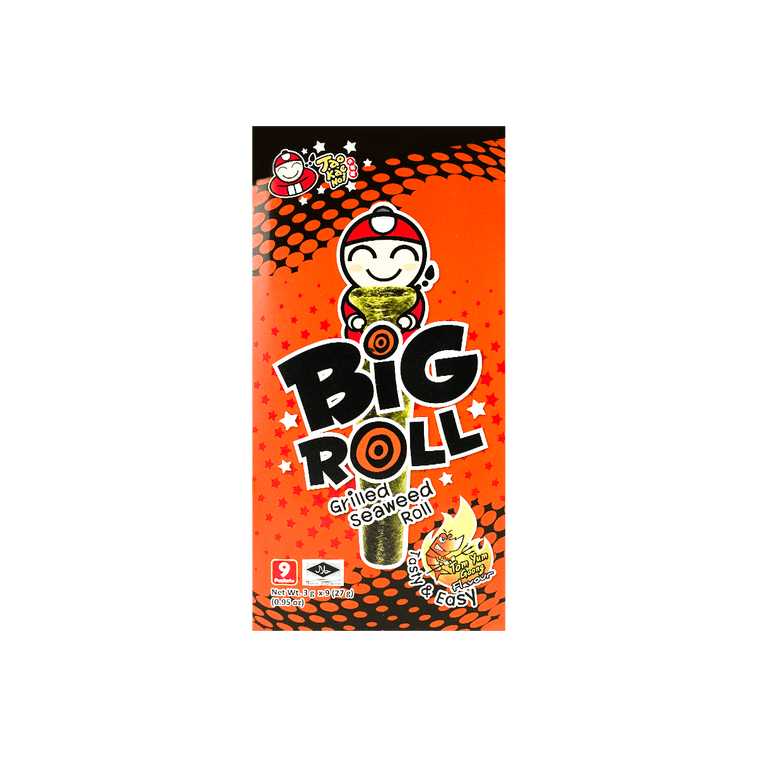 泰國小老闆 BIG ROLL經典紫菜捲 冬蔭功味 9條入【網紅零食】 4