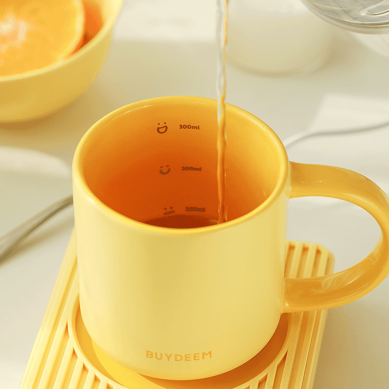 Ceramic Mug Matte Yellow, 11.8 fl oz 3