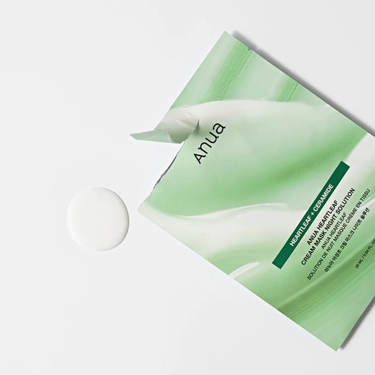 Heartleaf Cream Mask Night Solution 5pcs 1