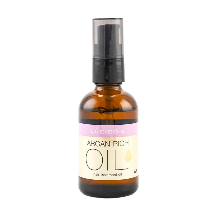 Huile de soin capillaire MANDOM LUCIDO-L Argan Rich Oil, 2 fl oz 2