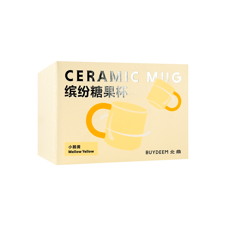 Ceramic Mug Matte Yellow, 11.8 fl oz 5
