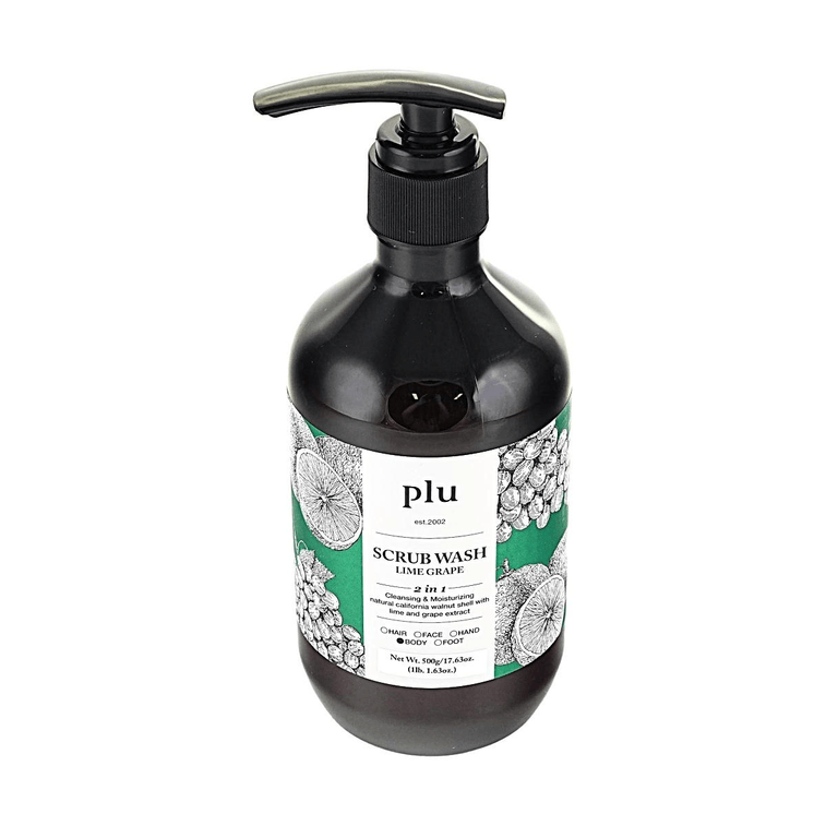 라임 포도향 스크럽 바디워시, 부드러운 각질 제거, 510ml (17.6oz) 2