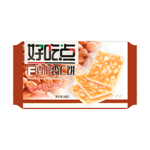 商品详情 达利园 好吃点 香脆杏仁饼 208g image 0