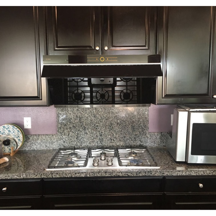 JQG9001 Slant Vent Series 36" 850 CFM Side Draft Air Extraction Under Cabinet or Wall Mount Range Hood 5