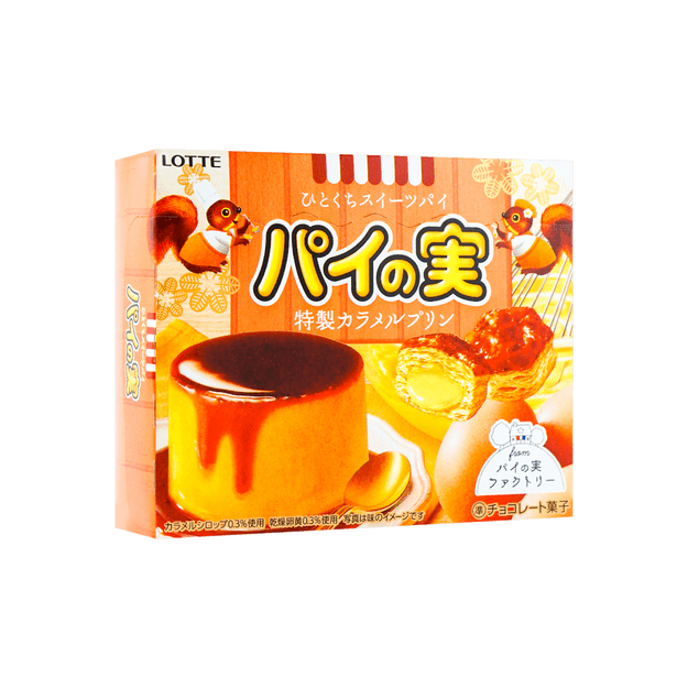 商品详情 日本lotte乐天 千层菓子 布丁夹心 69g image 0