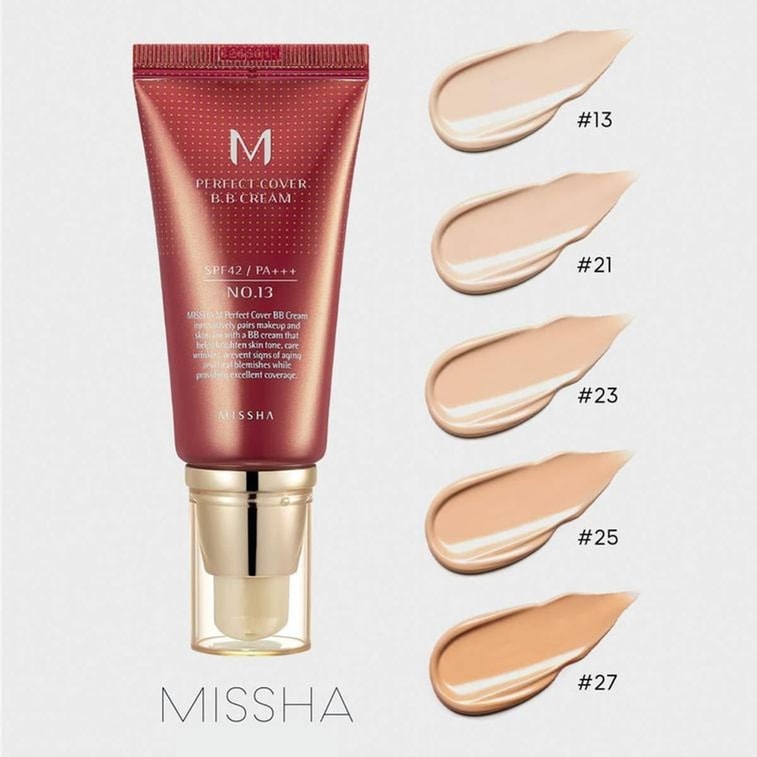 M Perfect Coverage BB Cream #23 Natural Tone SPF42 PA+++ 50ml Foundation 7