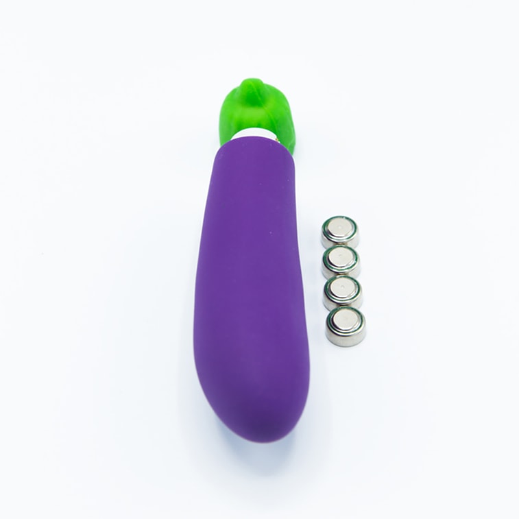 美国 EMOJIBATOR 茄子表情震动器 #紫色 1