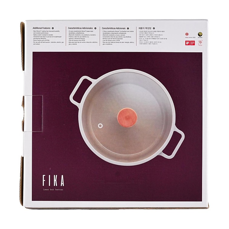 Fika 4쿼트 스톡팟 (유리 뚜껑 포함), 9.4인치 5