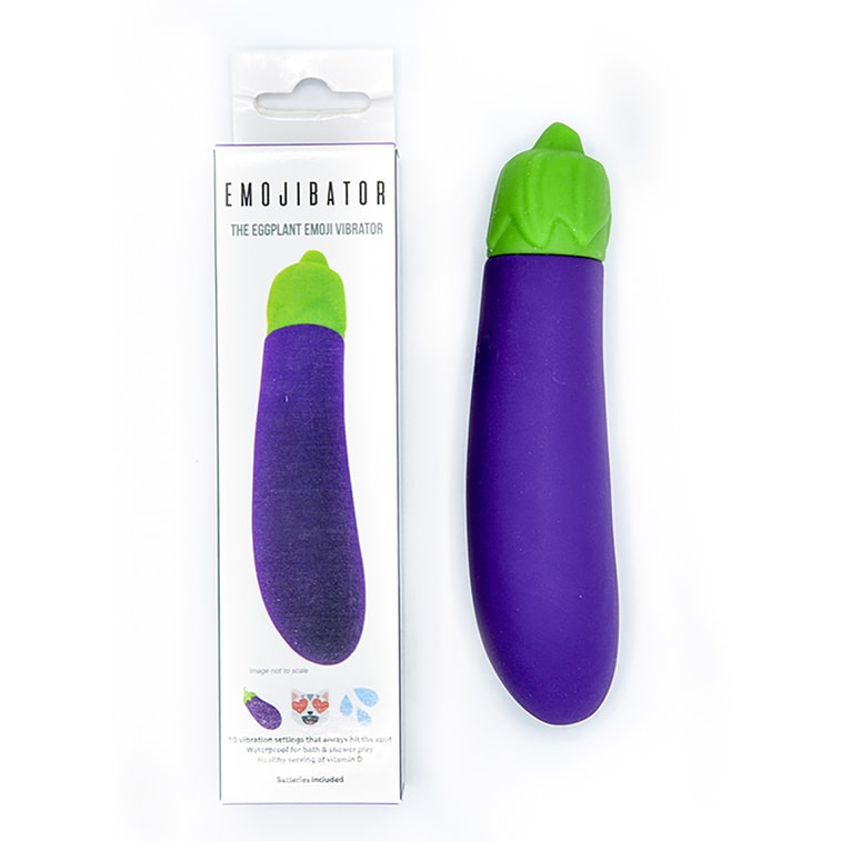 美国 EMOJIBATOR 茄子表情震动器 #紫色 2