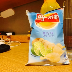 百事lay's乐事 薯片 青柠味 袋装 70g 亚米