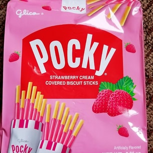 日本glico格力高 pocky百奇 草莓涂层饼干棒 家庭装 9包入 亚米