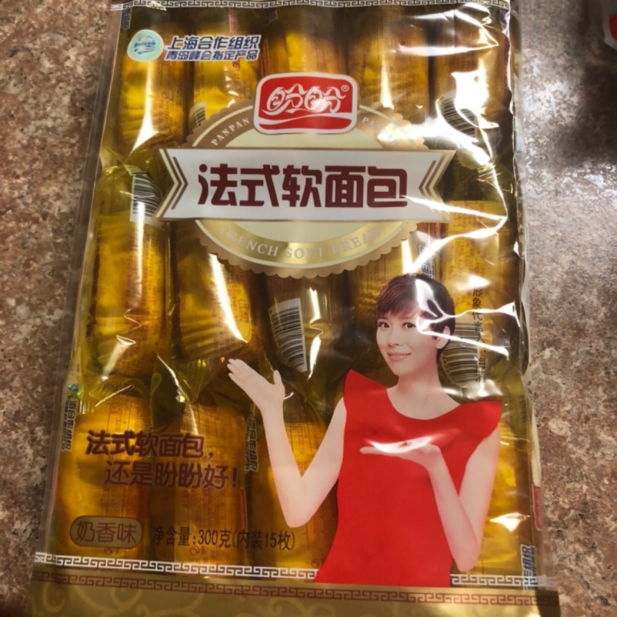 达利园  法式软面包 香奶味 18枚入 360g