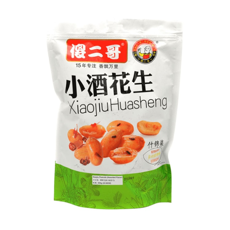 傻二哥小酒花生原香椒盐味650克 亚米