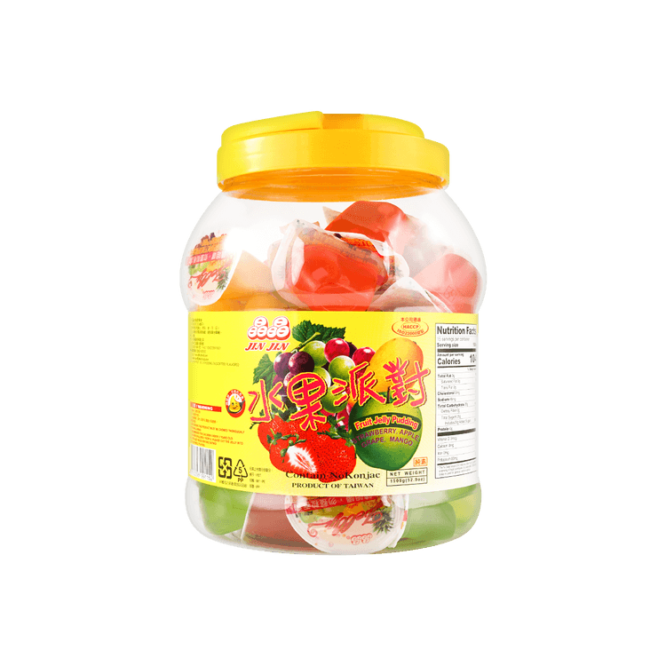 JINGJING Assorted Jelly Strip 400g 