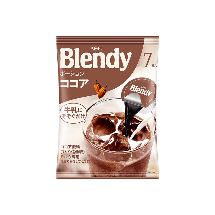 Blendy Coffee Concentrate Pods Cocoa Drink 7pc