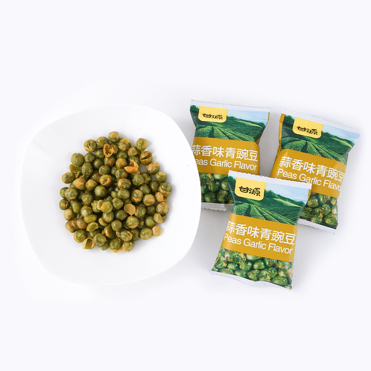 嘎嘣脆 甘源青豆青豌豆蒜香味75g 亚米