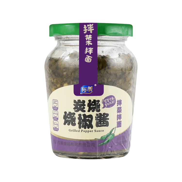 与美炭烧烧椒酱230g 亚米